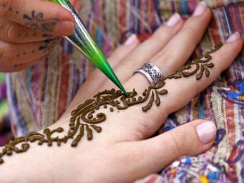 Henna-Verzierungen
